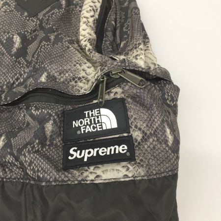  THE NORTH FACE ザノースフェイス Supreme リュック スネークスキン ライトウェイトデイパック NF0A3KVJ グレー×ブラック