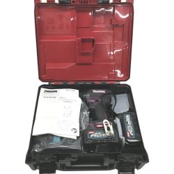 △△ MAKITA マキタ インパクトドライバ 40v 充電器・充電池2個・ケース付  TD002GDXAP パープル Sランク