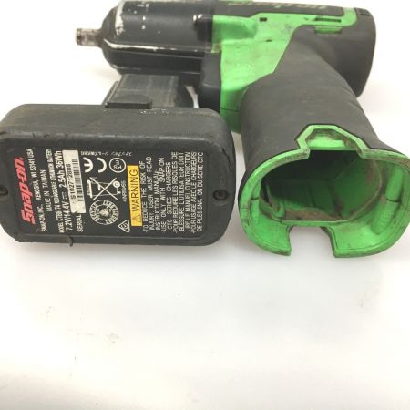  Snap-on スナップオン インパクトレンチ 充電池1個付 コードレス式 14.4v 2.5Ah CTJ761AG グリーン