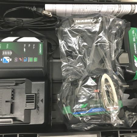 HiKOKI ハイコーキ コードレスインパクトドライバ WH36DD 2XHBSZ ブラック 18v 充電器・充電池2個・ケース付