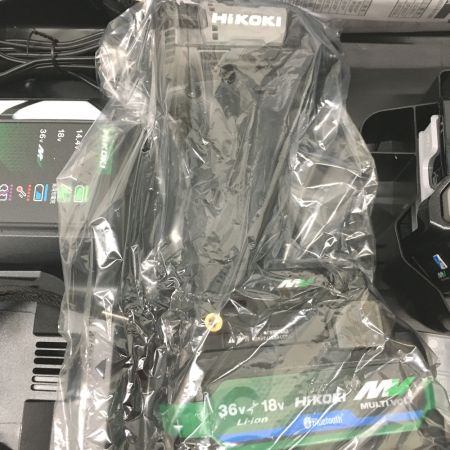  HiKOKI ハイコーキ コードレスインパクトドライバ WH36DD 2XHBSZ ブラック 18v 充電器・充電池2個・ケース付