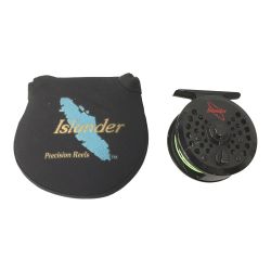 △△ ISLANDER フライリール IR1 ブラック 淡水用 ポーチ,ライン付 Bランク