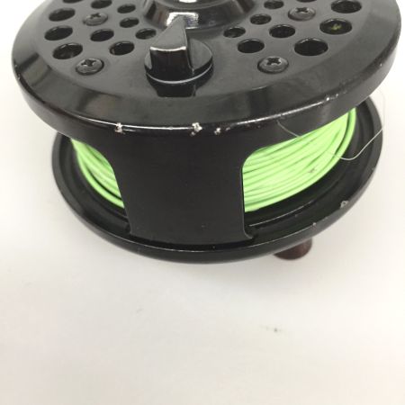  ISLANDER フライリール IR1 ブラック 淡水用 ポーチ,ライン付