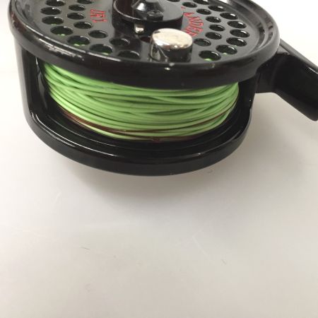  ISLANDER フライリール IR1 ブラック 淡水用 ポーチ,ライン付