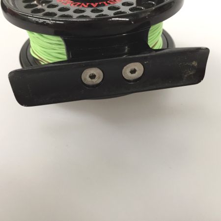  ISLANDER フライリール IR1 ブラック 淡水用 ポーチ,ライン付