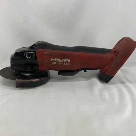 Hilti ヒルティ ディスクグラインダー Hilti AG125-A22 レッド  充電池1個付  AG125-A22 レッド
