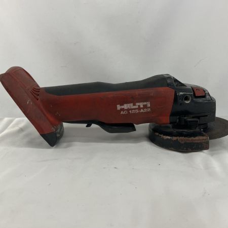 Hilti ヒルティ ディスクグラインダー Hilti AG125-A22 レッド  充電池1個付  AG125-A22 レッド