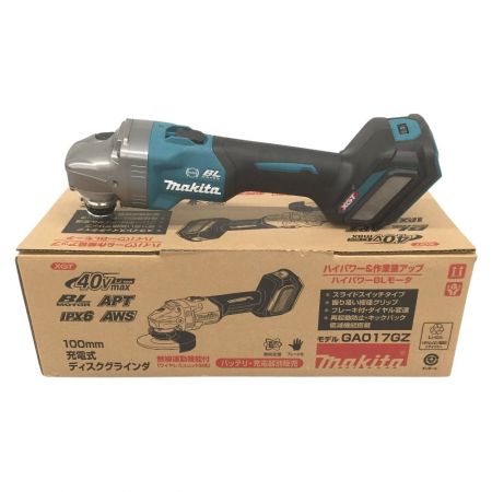  MAKITA マキタ 充電式ディスクグラインダー GA017GZ グリーン 40v 100mm 本体のみ