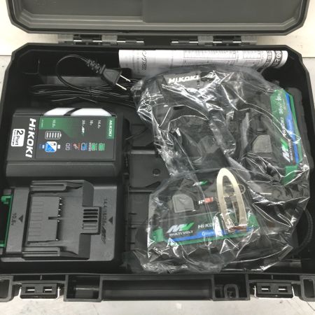  HiKOKI ハイコーキ インパクトドライバ 充電器・充電池2個・ケース付 36v WH36DD 2XHBSZ ブラック