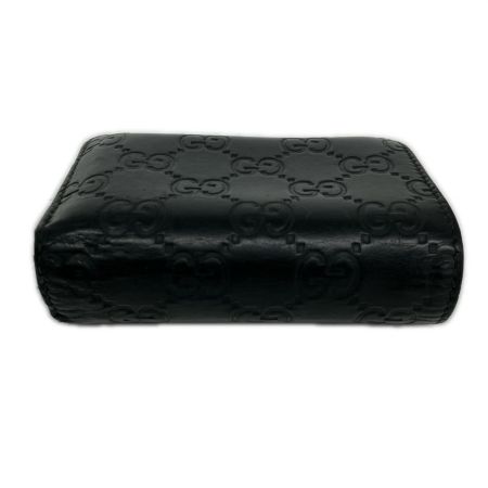  GUCCI グッチ 二つ折り財布  グッチシマ GG 522869 ブラック