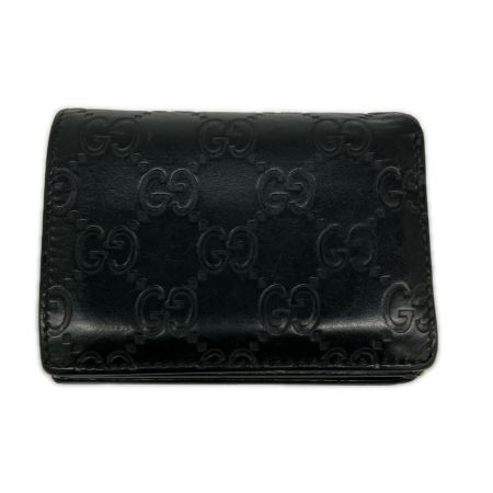  GUCCI グッチ 二つ折り財布  グッチシマ GG 522869 ブラック