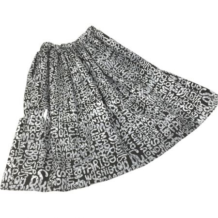  COMME des GARCONS コムデギャルソン BLACK COMME des GARCONS AD2019　総柄スカート  1D-S003