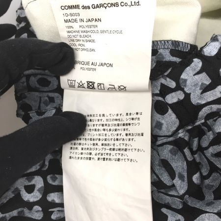  COMME des GARCONS コムデギャルソン BLACK COMME des GARCONS AD2019　総柄スカート  1D-S003