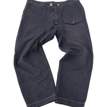  COLIMBO コリンボ ロイヤルネイビー　スモックパンツ　Lサイズ　ウエストベルト紐欠品 ネイビー