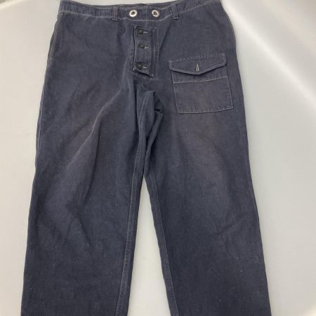  COLIMBO コリンボ ロイヤルネイビー　スモックパンツ　Lサイズ　ウエストベルト紐欠品 ネイビー