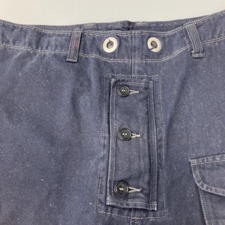  COLIMBO コリンボ ロイヤルネイビー　スモックパンツ　Lサイズ　ウエストベルト紐欠品 ネイビー