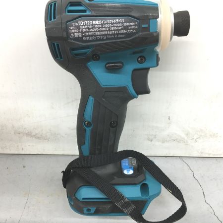  MAKITA マキタ インパクトドライバー 本体のみ コードレス式 18v  TD172D ブルー