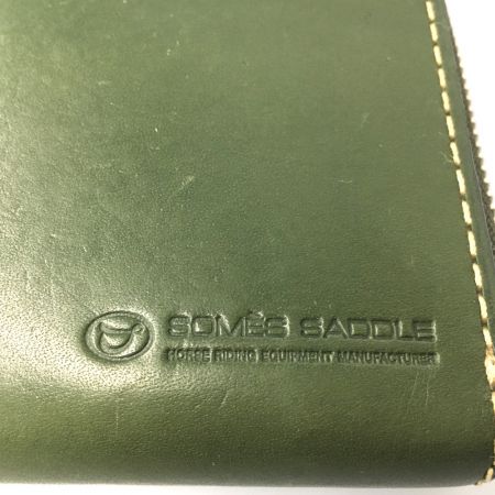 Somes Saddle ソメスサドル ラウンドジップ長財布 タンニンレザー PA-01-GR オリーブ