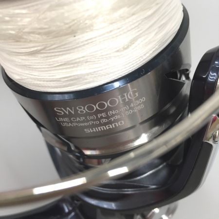  SHIMANO シマノ スピニングリール 21ツインパワーSW 8000HG-C 04228 ライン付