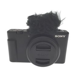 △△ SONY ソニー デジタルカメラ VLOGCAM ZV-1F ブラック 2022年製 SDカード対応 箱付 Aランク