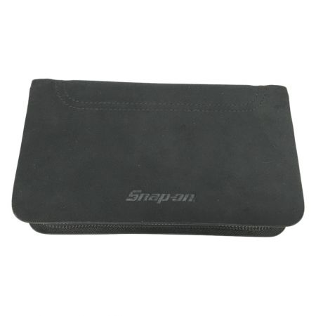 Snap-on スナップオン セカンドバッグ　ウォレット　アルカンターラ ブラック