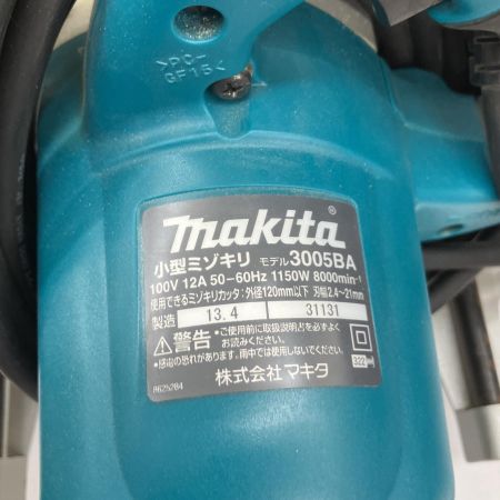  MAKITA マキタ 小型ミゾキリ　100V 本体のみ 3005BA ブルー