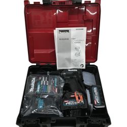 △△ MAKITA マキタ インパクトドライバ 40vmax 充電器・充電池2個・ケース付  TD002G ブラック Sランク