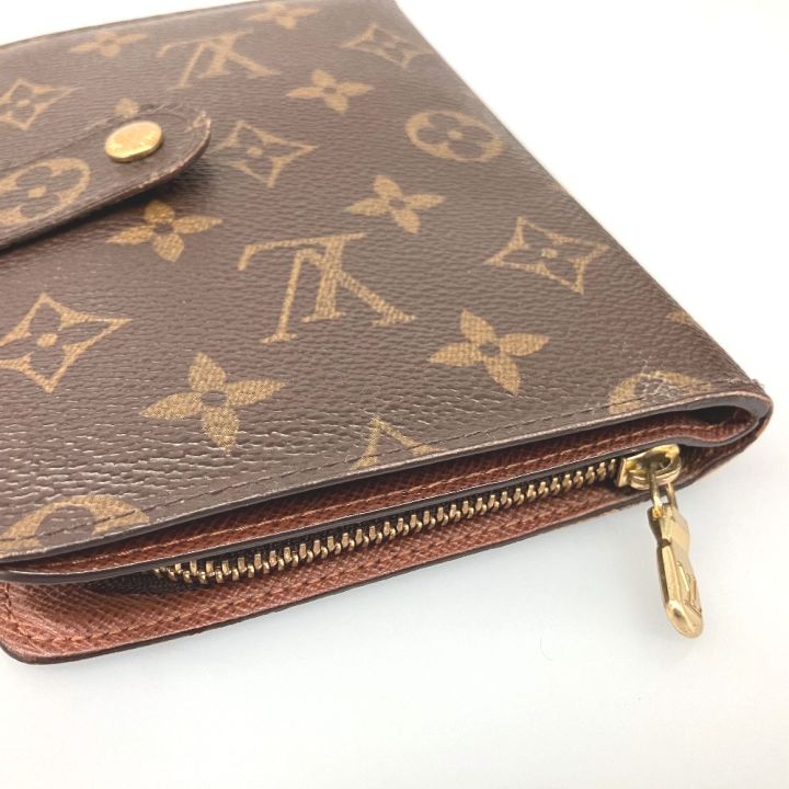 【パスケース付き】ヴィトン モノグラム ポルト パピエ ジップ 二つ折り財布 LOUIS VUITTON|ルイヴィトン モノグラム ポルトパピエジップ パス