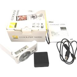 △△ Nikon ニコン コンパクトデジタルカメラ COOLPIX 取説・充電器付 S6900 Bランク