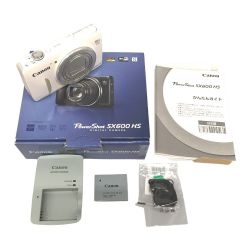 △△ CANON キャノン デジタルカメラ PowerShot パワーショット SX600HS ホワイト Aランク
