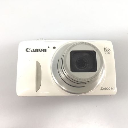  CANON キャノン デジタルカメラ PowerShot パワーショット SX600HS ホワイト