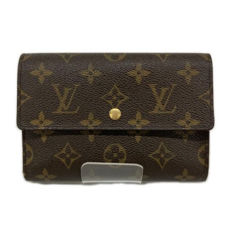 LOUIS VUITTON ルイヴィトン 財布 ポルトトレゾールエテュイパピエ モノグラム M61202