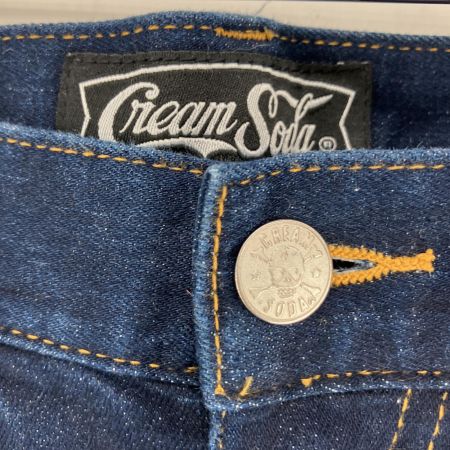  CREAM SODA クリームソーダ デニム ストレート S　イナズマステッチ  PD19PT-02 インディゴ