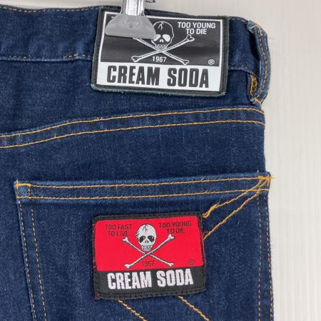  CREAM SODA クリームソーダ デニム ストレート S　イナズマステッチ  PD19PT-02 インディゴ