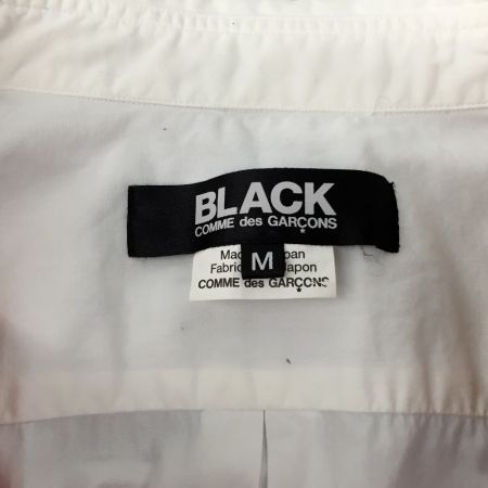  BLACK COMME des GARCONS AD2020　レオパード切り替えコットンシャツ M 1G-B014