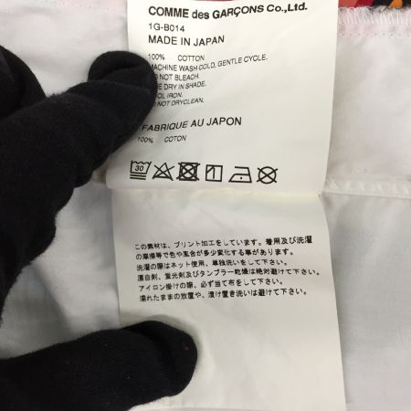  BLACK COMME des GARCONS AD2020　レオパード切り替えコットンシャツ M 1G-B014