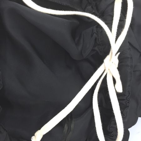  BLACK COMME des GARCONS AD2016　変形横ひだボリュームスカート XS 1S-S012 ブラック