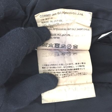  BLACK COMME des GARCONS AD2016　変形横ひだボリュームスカート XS 1S-S012 ブラック