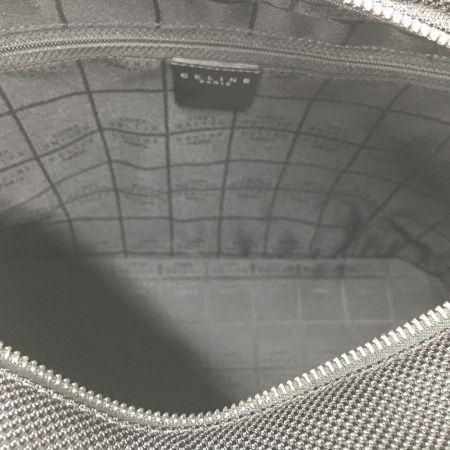  CELINE セリーヌ オールド トートバッグ プレートロゴ パテントレザー MC98/1 ブラック