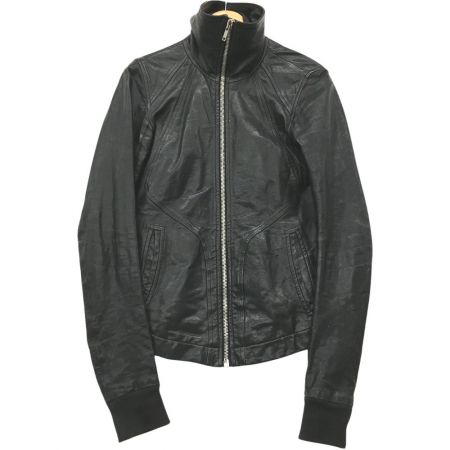  RICK OWENS リックオーウェンス リックオウエンス ラムレザージャケット XS RU2761 ブラック