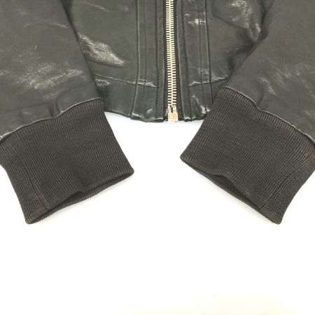 RICK OWENS リックオーウェンス リックオウエンス ラムレザージャケット XS RU2761 ブラック