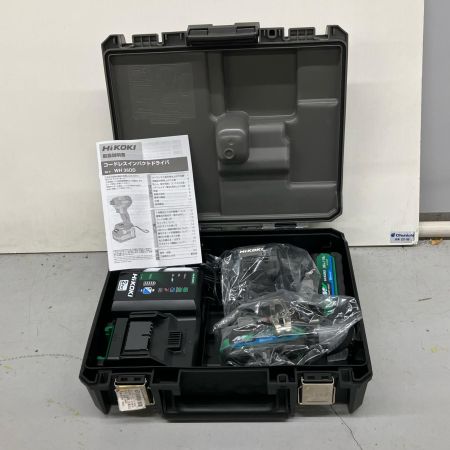  HiKOKI ハイコーキ インパクトドライバ  充電器・充電池2個・ケース付 コードレス式 36v JD412525 WH36DD ブラック