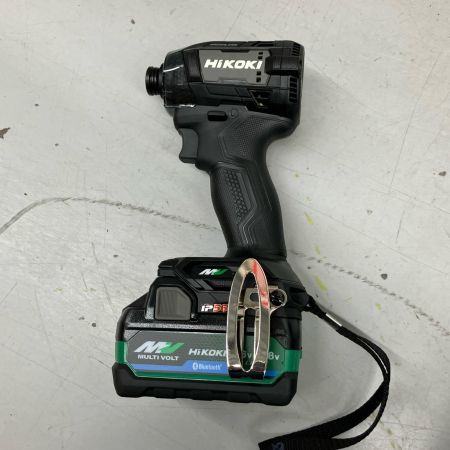  HiKOKI ハイコーキ インパクトドライバ  充電器・充電池2個・ケース付 コードレス式 36v JD412525 WH36DD ブラック