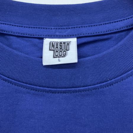  NASTYDOG Banksy Tee Lサイズ ナスティードッグ バンクシー ネイビー
