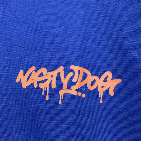  NASTYDOG Banksy Tee Lサイズ ナスティードッグ バンクシー ネイビー
