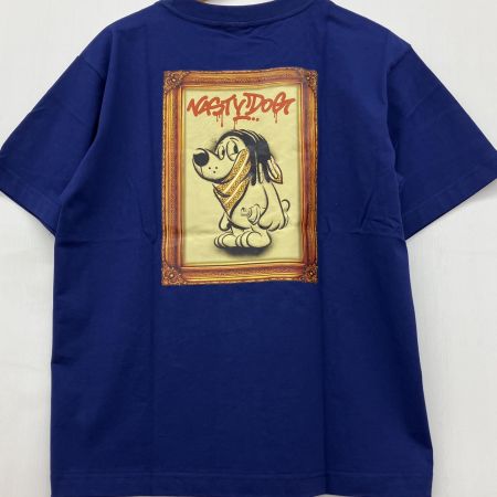  NASTYDOG Banksy Tee Lサイズ ナスティードッグ バンクシー ネイビー
