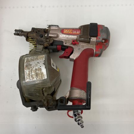  MAX マックス 高圧エア釘打ち機  HN-50 レッド×ブラック