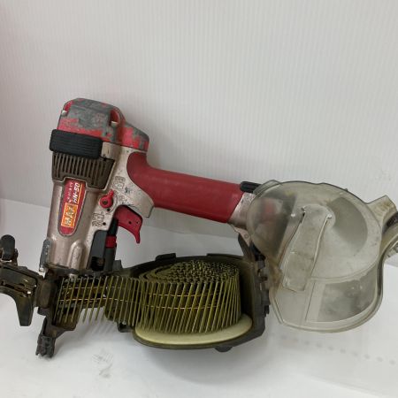  MAX マックス 高圧エア釘打ち機  HN-50 レッド×ブラック