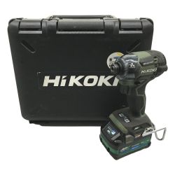 △△ HiKOKI ハイコーキ コードレス式インパクトドライバ 36V 充電器・充電池2個・ケース付 WH36DC 2XPGSZ グリーン Aランク
