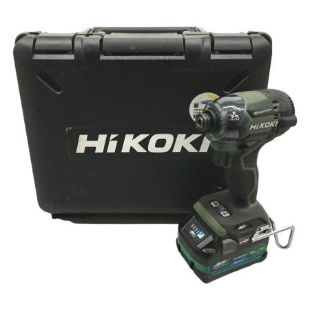  HiKOKI ハイコーキ コードレス式インパクトドライバ 36V 充電器・充電池2個・ケース付 WH36DC 2XPGSZ グリーン